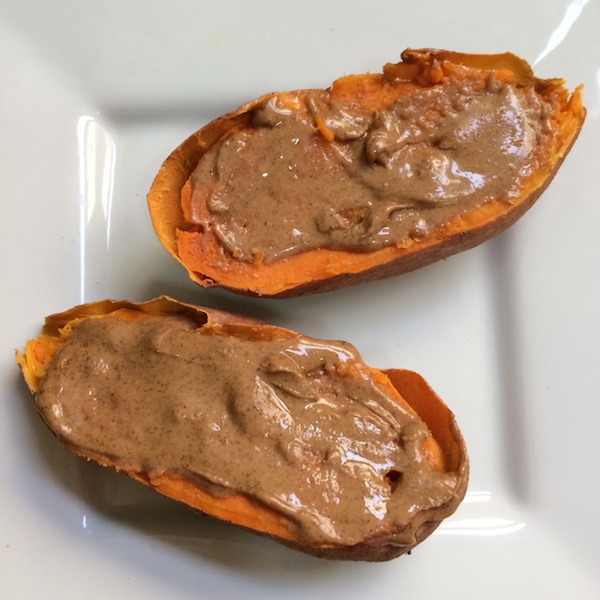 microwave-baked-sweet-potato