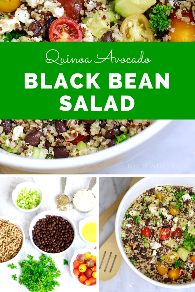 Quinoa Avocado Black Bean Salad