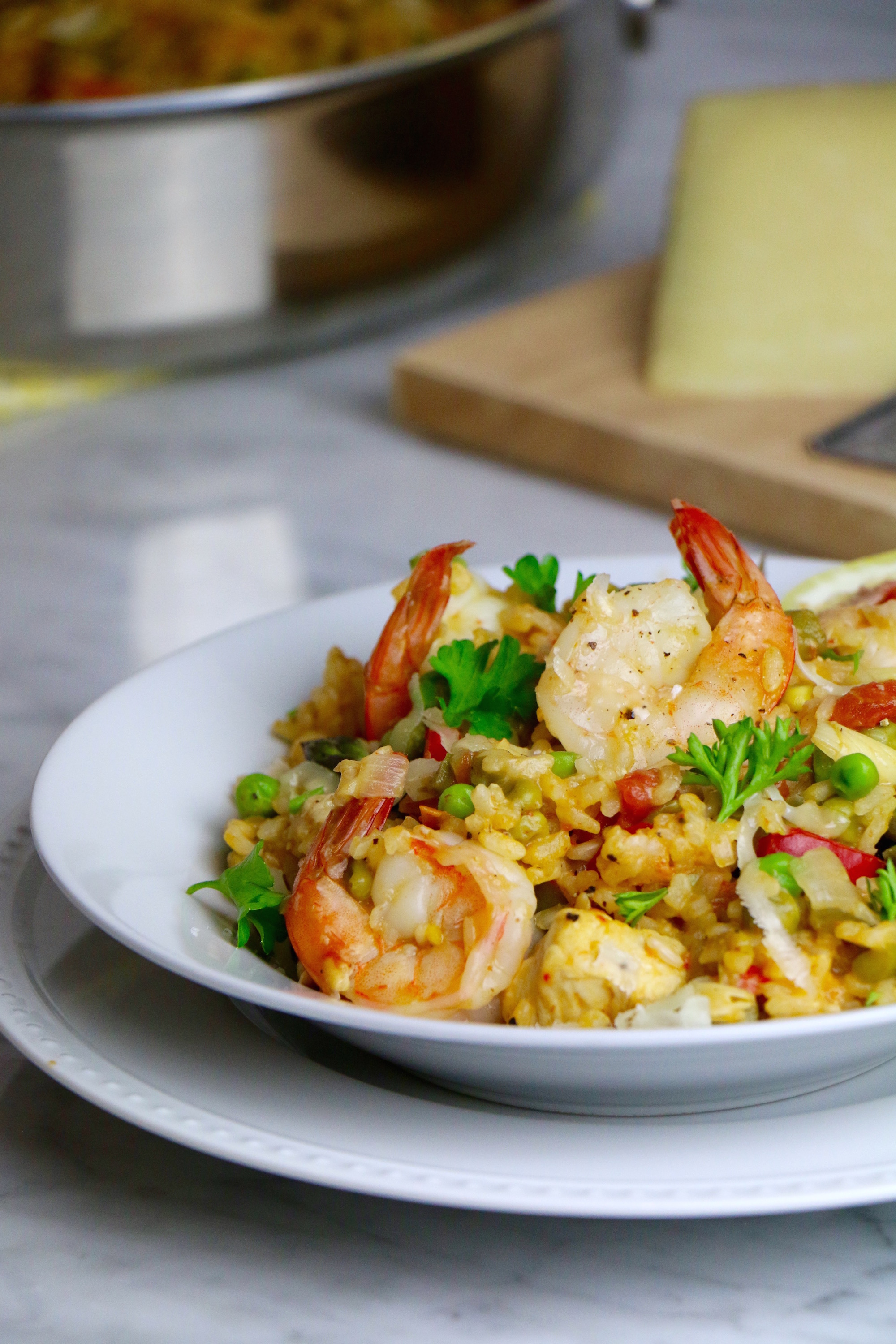 Healthy Seafood Paella Recipe