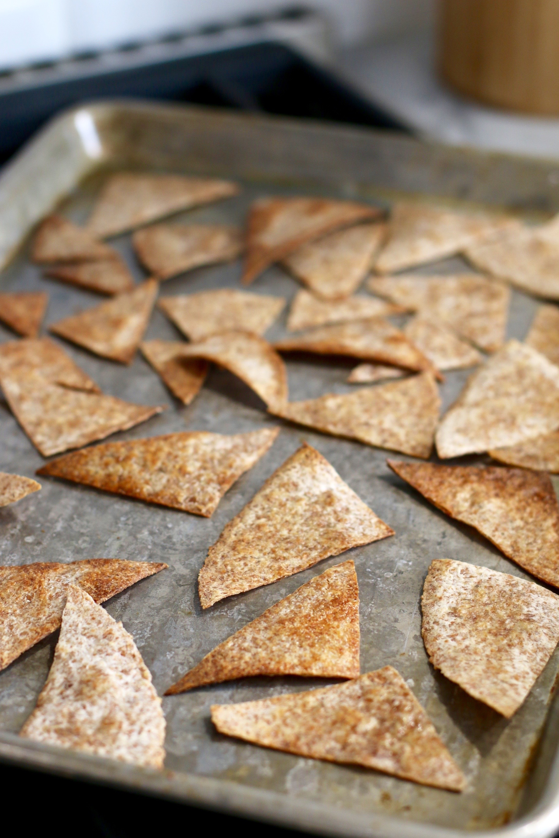 Homemade Whole Wheat Tortilla Chips