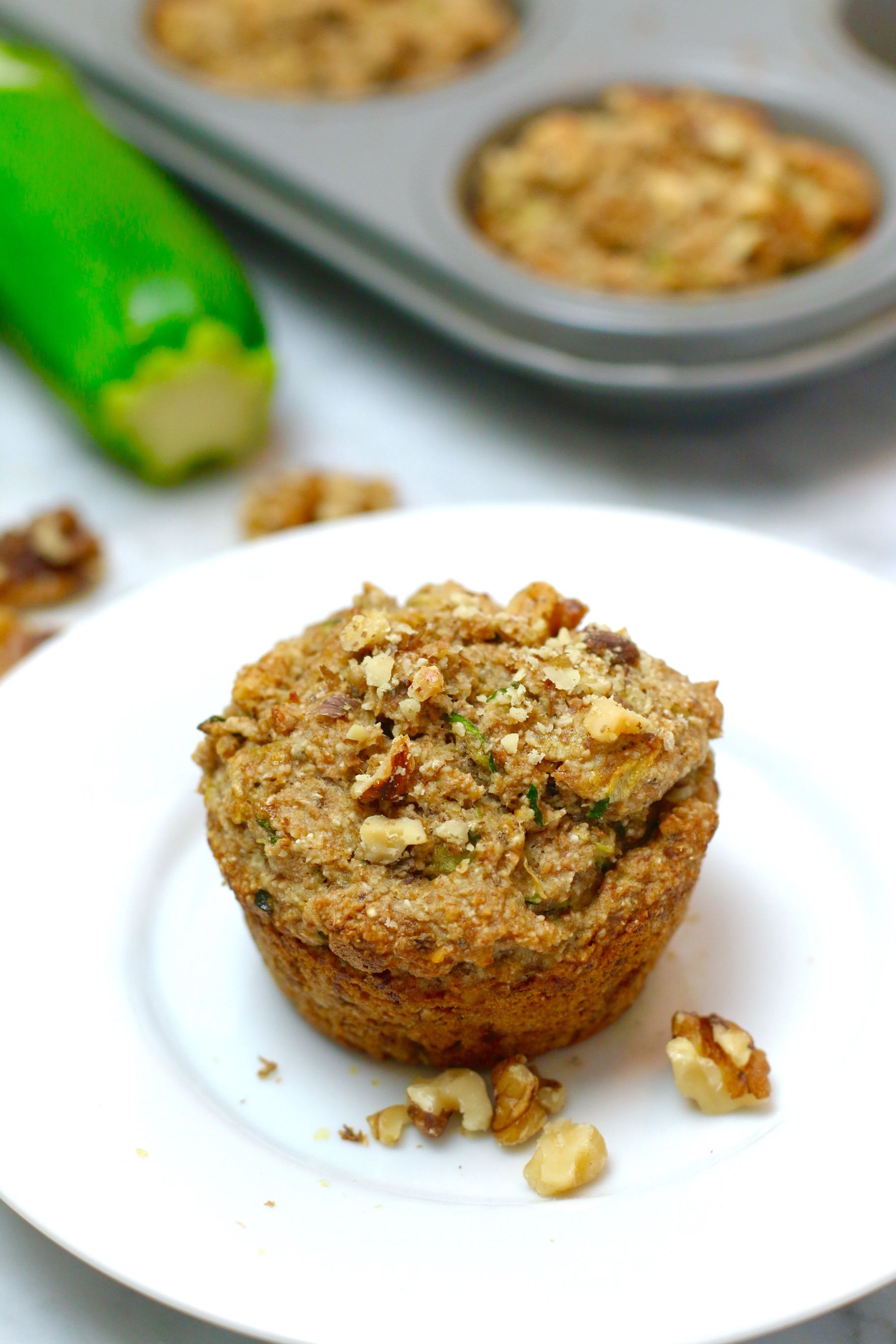 Vegan Zucchini Muffins - Whitney E. RD