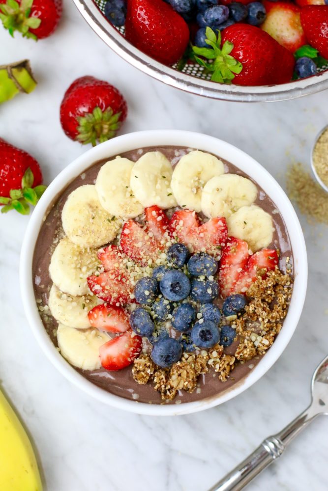 Basic Homemade Acai Bowls - Whitney E. RD