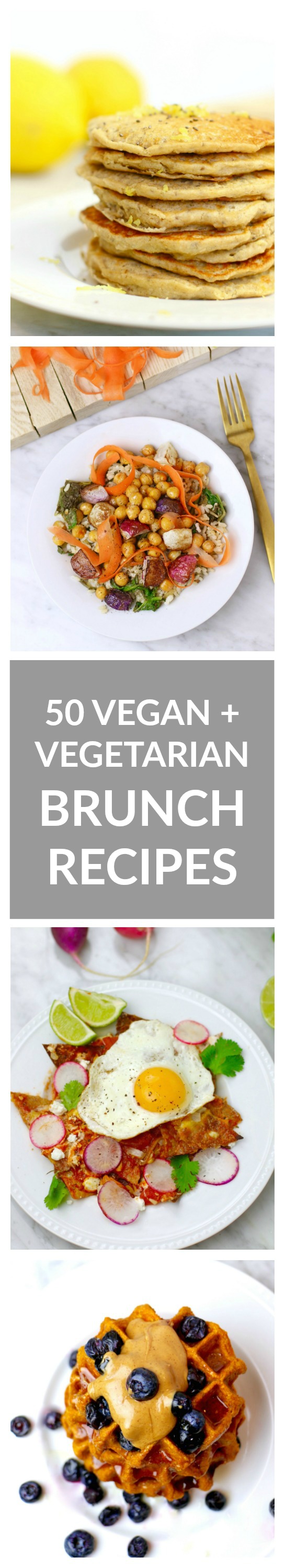 50 Vegetarian and Vegan Brunch Recipes for Mother's Day - healthy, delicious vegetarian and vegan recipes perfect for your Mother's Day brunch. #healthy #breakfast #brunch #vegan #vegetarian