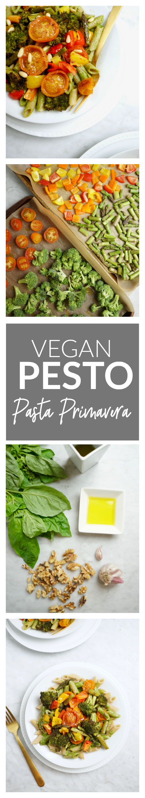 Vegan Pesto Pasta Primavera