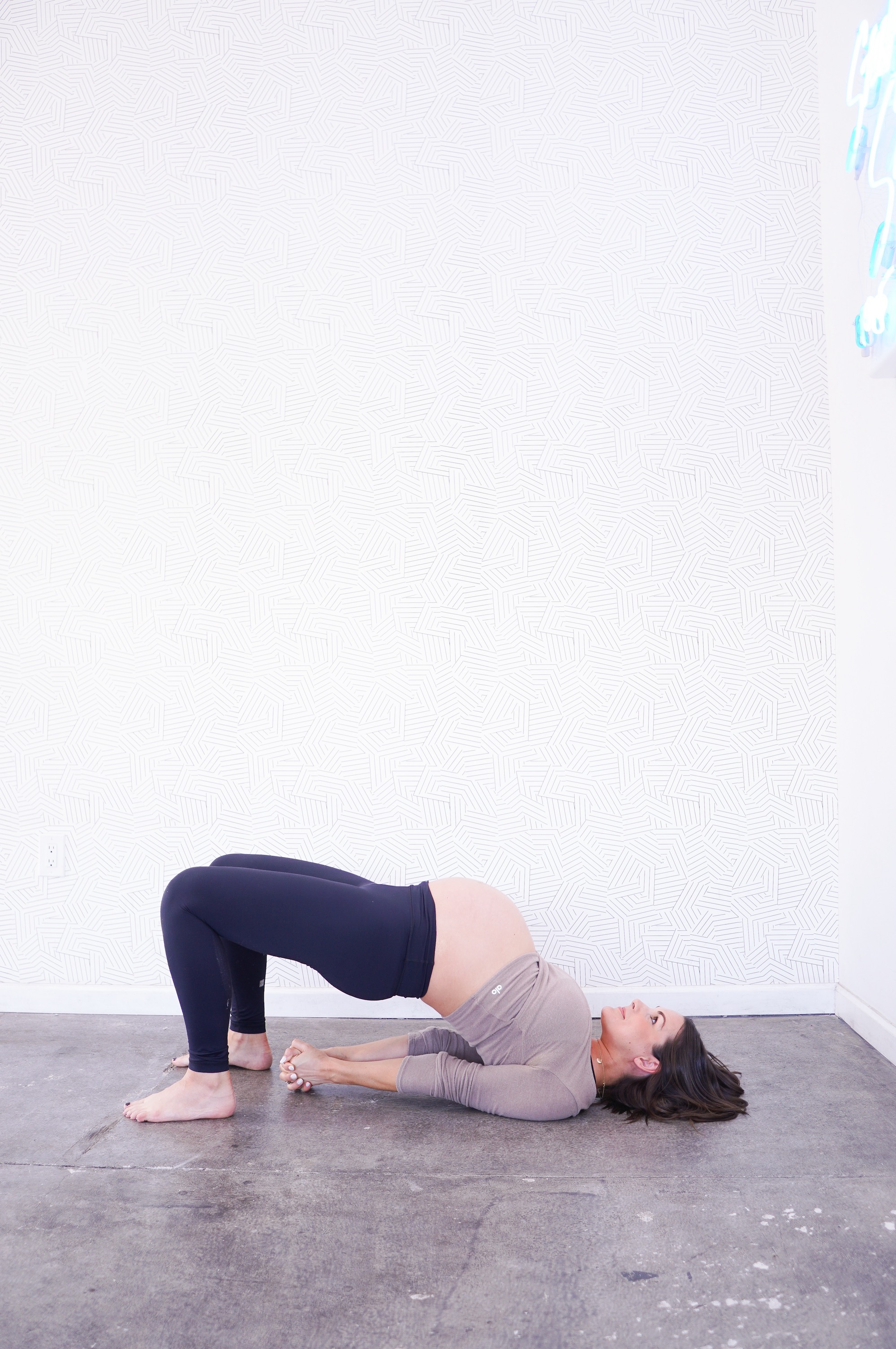 Prenatal Yoga Bridge Pose