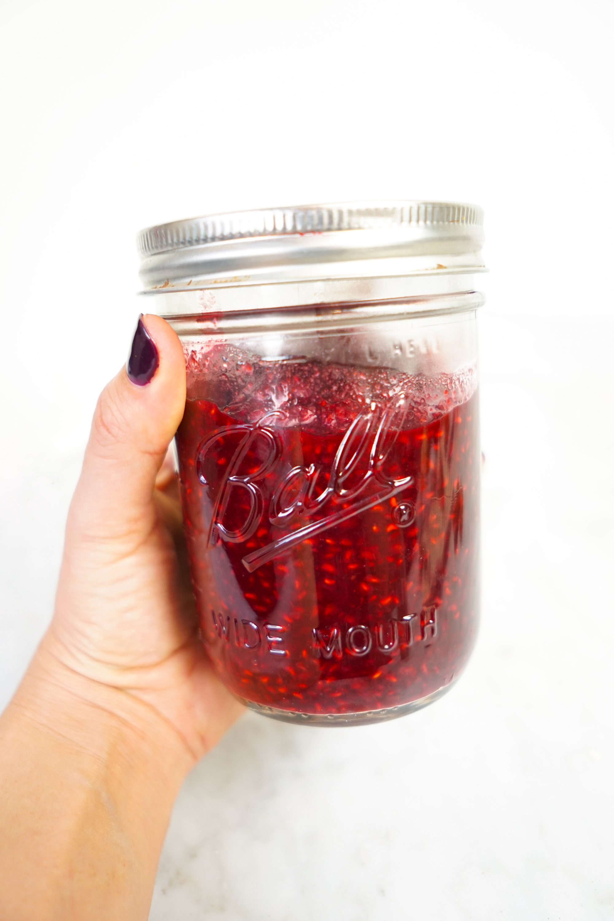 raspberry chutney mason jar Whitney E. RD