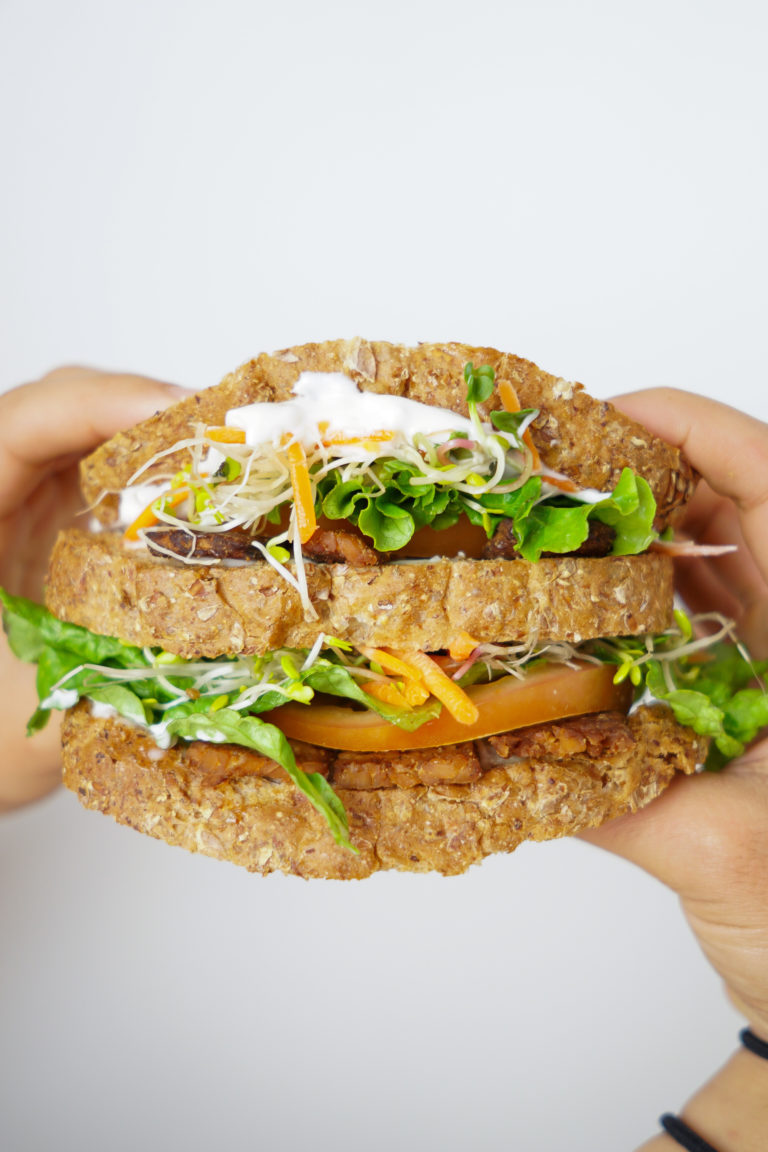 Tempeh, Lettuce & Tomato (TLT) Sandwich Whitney E. RD