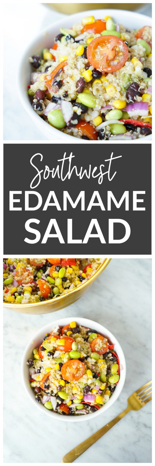 Southwest Edamame Salad - Whitney E. RD