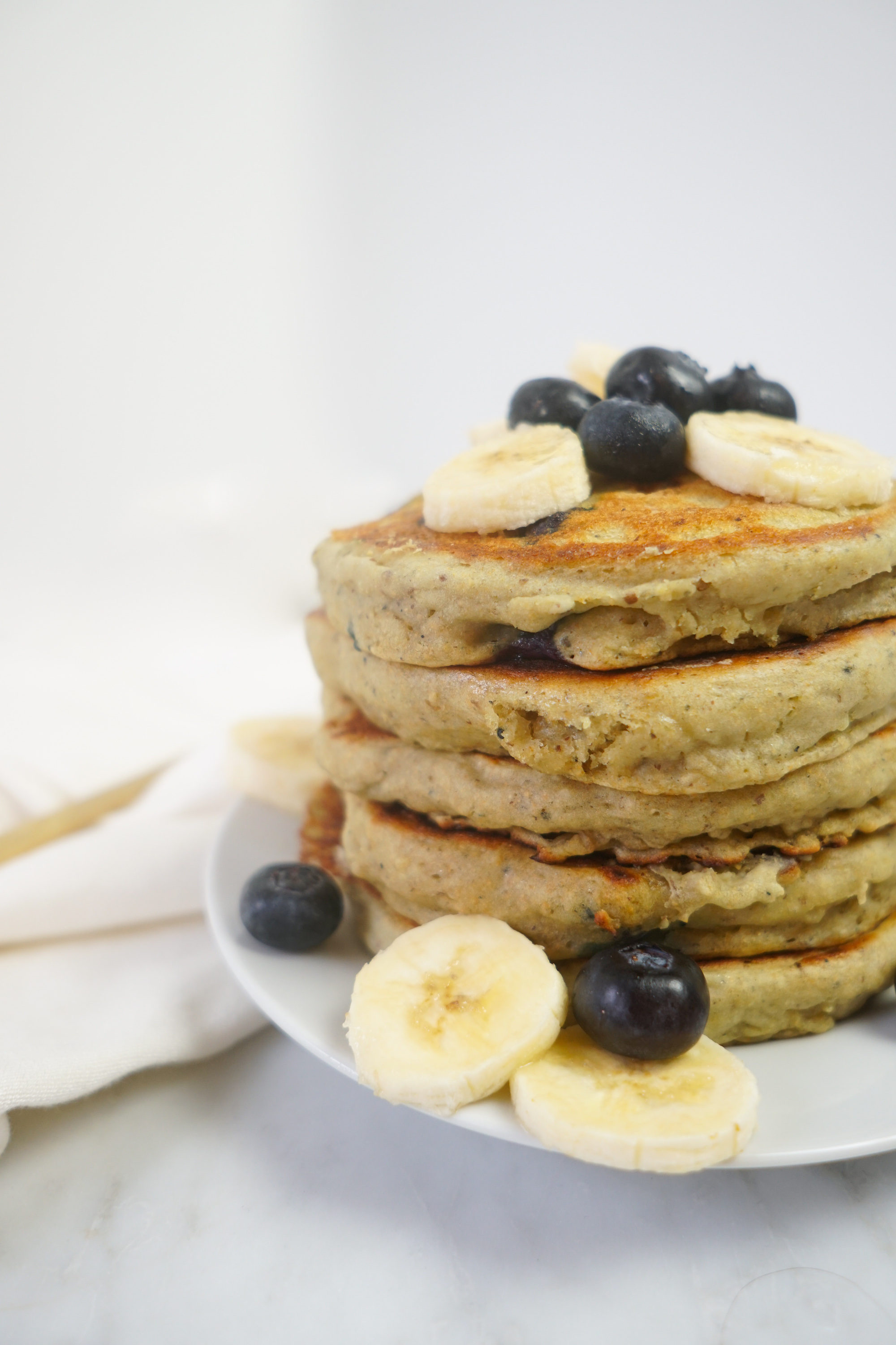 Vegan Bluberry Yogurt Pancake Recipe Whitney E. RD