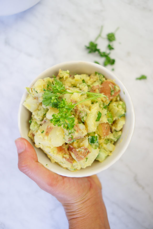 potato salad with parsley Whitney E. RD