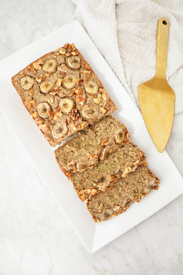 Banana Zucchini Oat Bread (Vegan + GlutenFree) Whitney E. RD