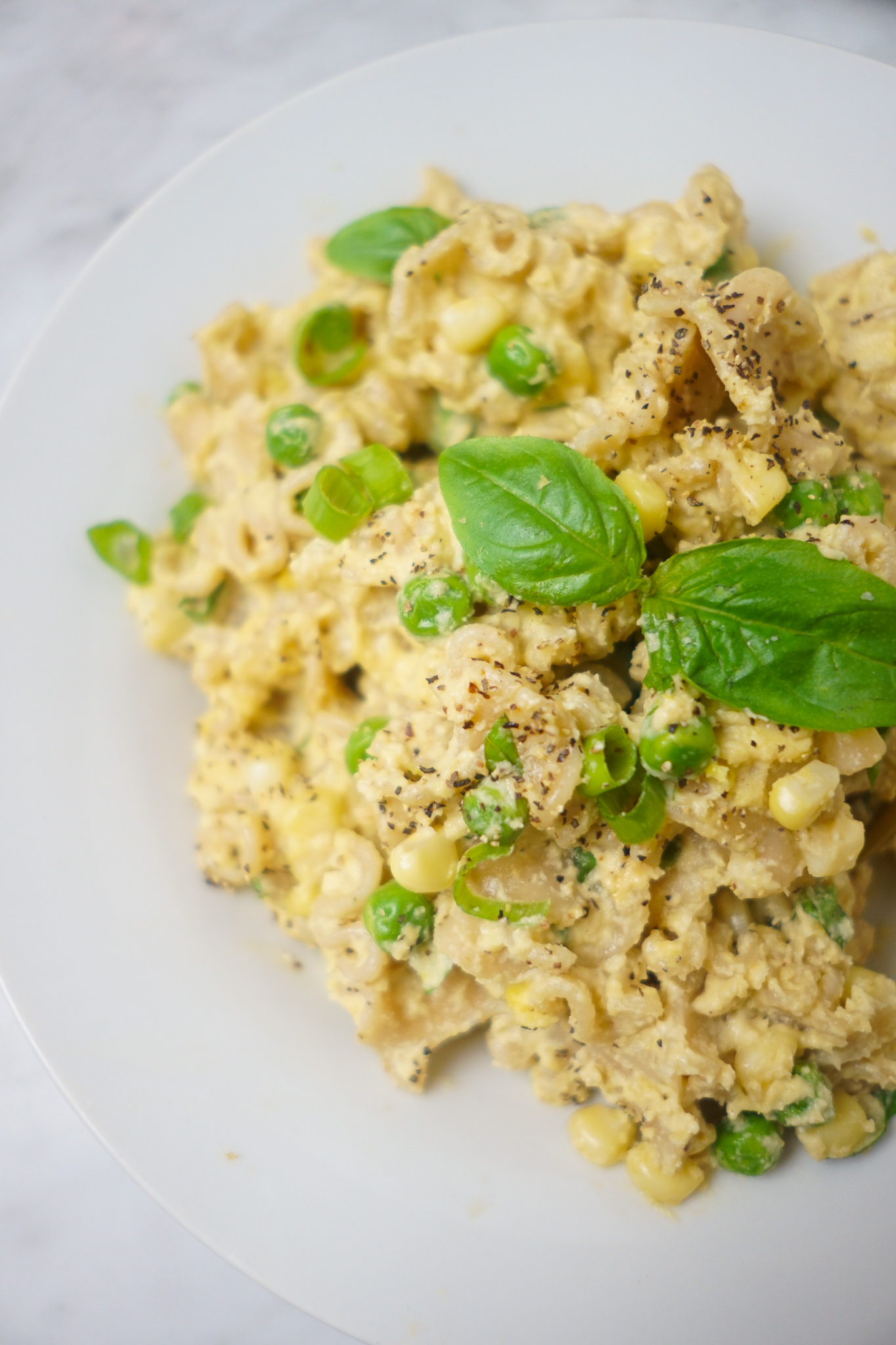 Creamy Sweet Corn Pasta Whitney E. RD